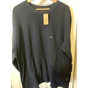 Vintage Structure Men’s Sz XL‎ Long Sleeve Pullover T Shirt Blue dead stock Rare